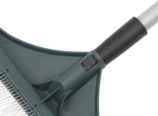 Kunstgrashark met telescoopsteel 80-131 cm, kunstgrasborstel voor het reinigen van kunstgras en tapijten, PP-borstelkop en nylon borstelharen — afbeelding 3