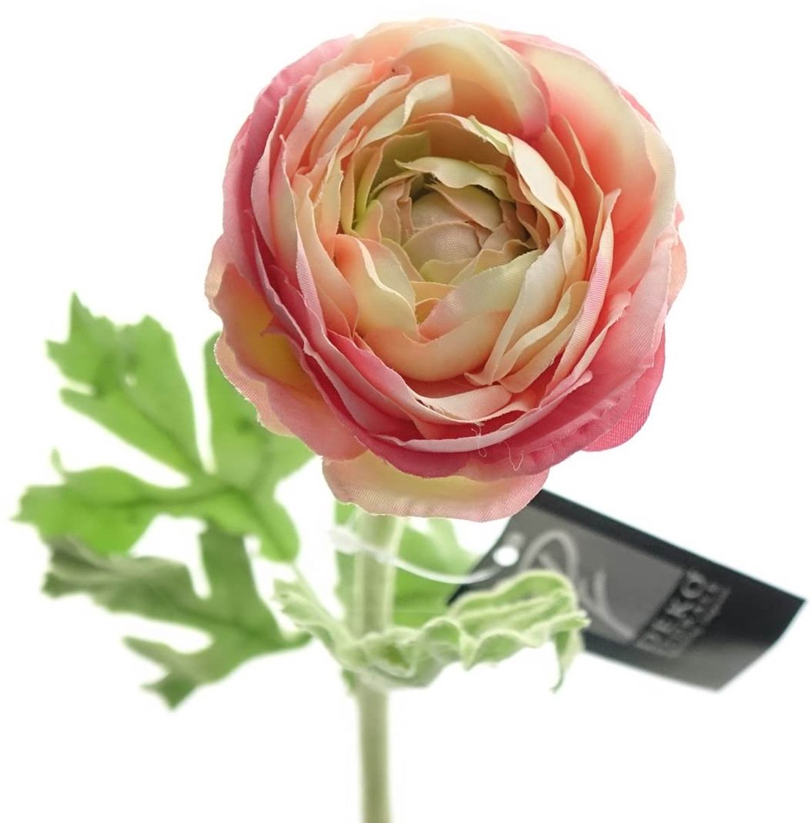 Deko Florale Sperling kunstbloem ranonkel perzik roze 47 cm