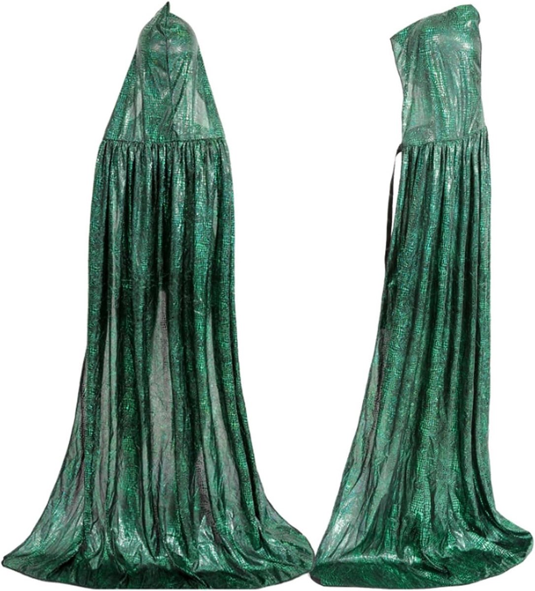 150 cm Lange Cape met Kap voor Volwassenen, Perfect voor Halloween, Carnaval en Feestjes