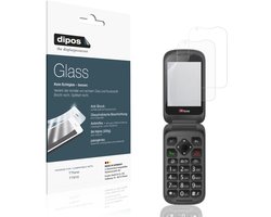 dipos – 2x Matte Pantserfolie geschikt voor TTfone TT970 | 9H Screenprotector