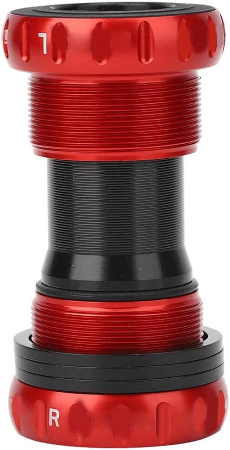 Trapas Fiets Trapas Draad Trapas Fietsen Trapas Keramiek Lager Trapas voor Fiets (Rood)