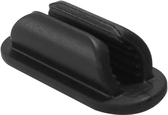 6 stuks wandgemonteerde pennenhouder, zelfklevende pennenhouder voor bureaus, bureau, koelkast, whiteboard, zwart, wit, grijs — afbeelding 5