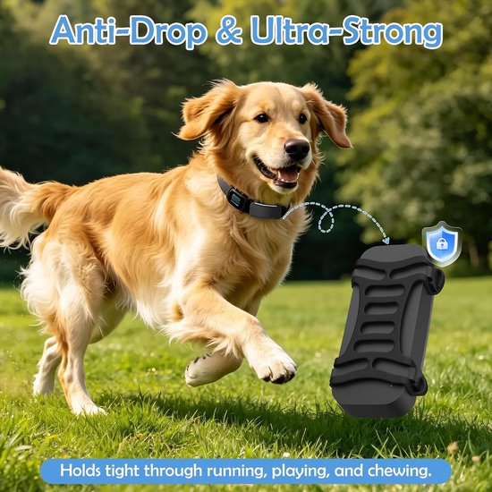 4 stuks siliconen clips, compatibel met Tractive Dog 6 GPS-hondenhalsband — afbeelding 4