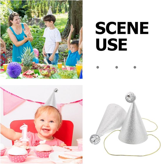 10 Stuks Delige Papieren Feestmutsen met Pompom Kleine Kegelhoedjes voor Verjaardagsfeestdecoraties Kinderverjaardagshoedjes voor Feestelijke Bijeenkomsten Speelse Groepsvieringen — afbeelding 5