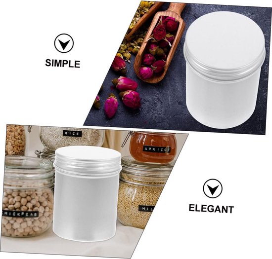 5stuks Aluminium Tea Canister Multifunctionele Opslagdozen Voor Haarwax Thee Vochtbestendige Droog Bewaaroplossing Voor Huishoudelijk Gebruik Koffiehuizen — afbeelding 3