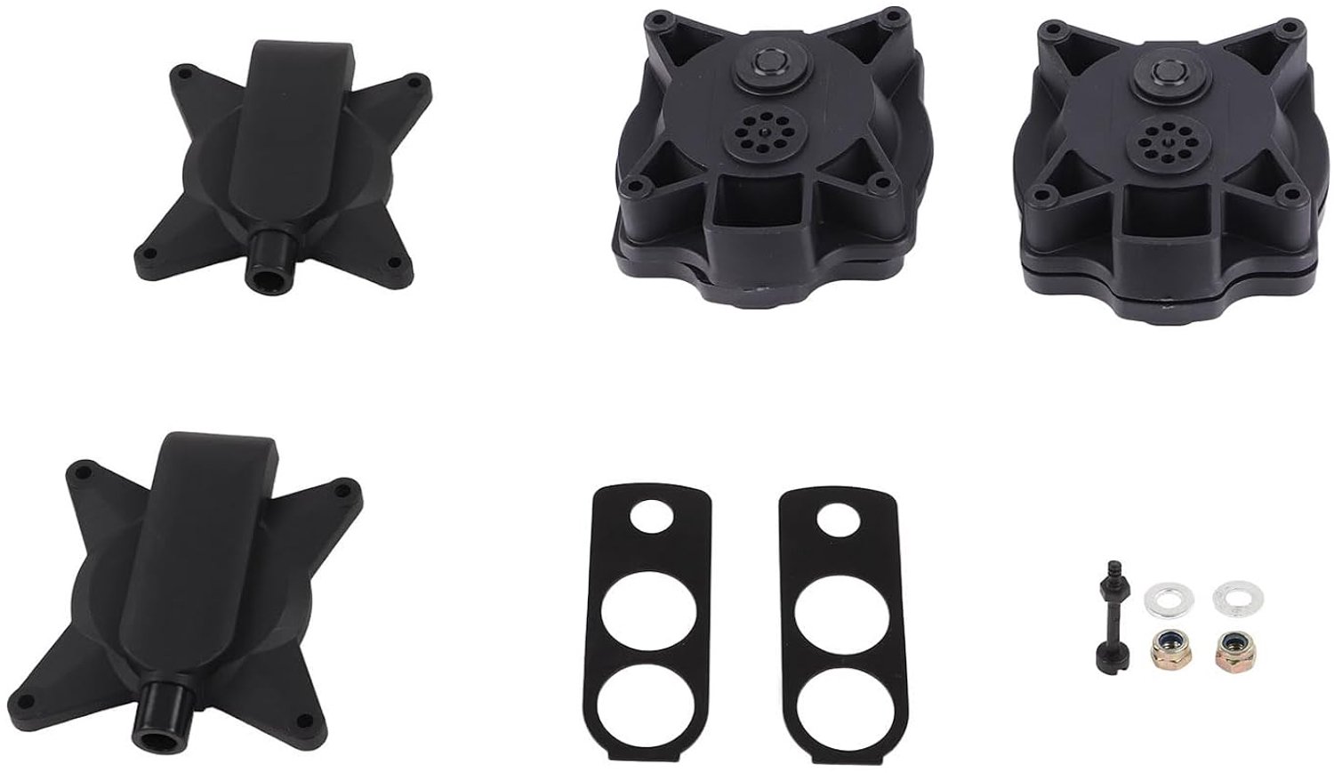 Luchtpomp Membraan Rebuild Kit Complete vervangende onderdelen voor Hiblow HP100 HP120 luchtpompen Duurzaam rubbermateriaal Eenvoudige installatie 14-delige set