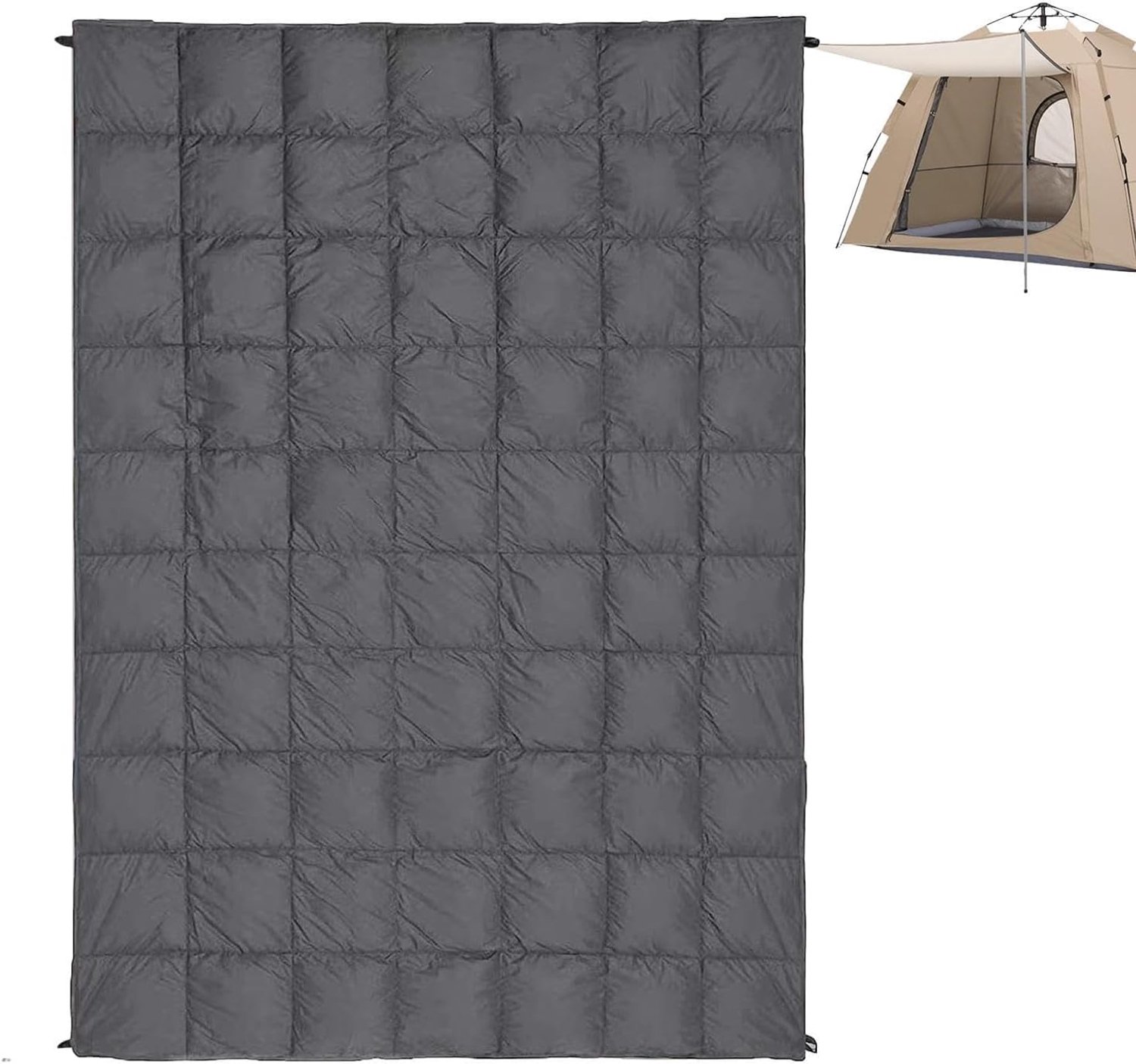 Draagbare poncho voor de slaap, 200 x 140 x 1 cm, warmte-isolerend, Biancheria Da Viaggio | Ground Park Winter Beach Backpacking Bushcraft Caccia Zaino Bergbeklimmen