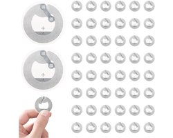50 pcs NFC Tag Stickers with Ntag215 chip, NFC Tags, Transparent, Programmable, 504 Byte Chip Rewritable, NFC Chip for - ShopVlot