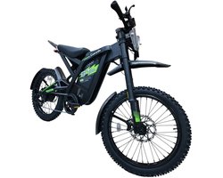 OUXI GT2000 Elektrische Skinnybike – 20 inch – 250W – Tot 150 km Actieradius – Hydraulische Schijfremmen – Zwart/Groen