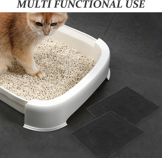 20 Stuks Actieve Kool Filters Dik voor Compostbak Kattenbak Geurabsorberende Koolstof Vervangingsfilters voor Keukenafval Binnenafvalemmers — afbeelding 5