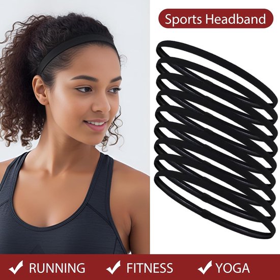 Elastische Sportbanden voor Voetbal, Basketbal, Tennis, Yoga en Golf - Antislip en Comfortabel 9 Stuks — afbeelding 2