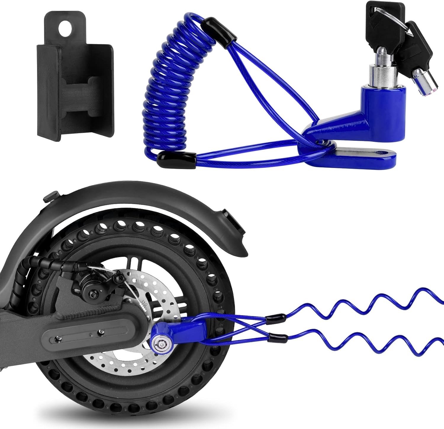 Disc Brake Lock en Anti-Diefstal Kabelslot voor E-Scooter en Fiets - Veiligheid en Bescherming