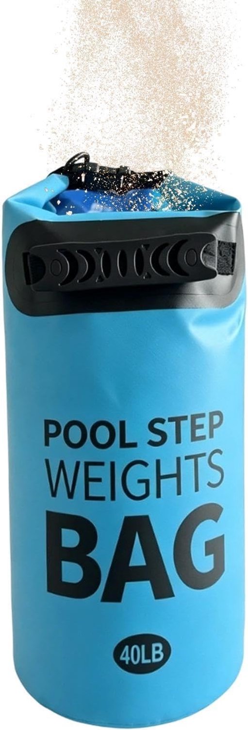 Zwembadgewichten voor ladders - 40 lbs opvouwbaar waterdicht