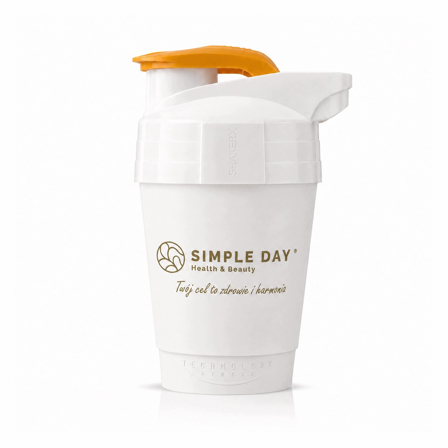 Shaker Wit 400ml - BPA Vrij, PZH Certificaat, Lekvrij