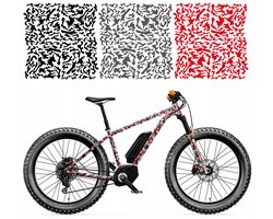 MTB Fietsstickers Camo Camouflage 3 Kleuren Set