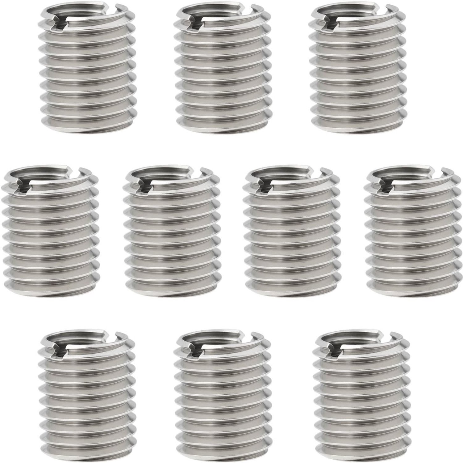 10 stuks M10x1.25 naar M8x1.25 conversie reducer moer van roestvrij staal voor auto's, lampen en industriële machines