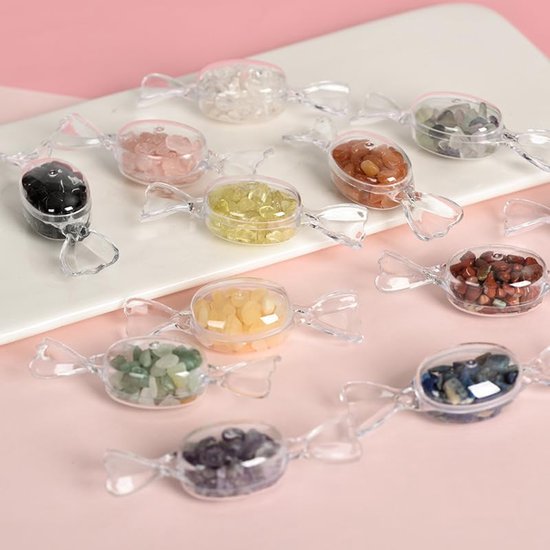 4 Stuks Natuurlijke Kristal Steen Imitatie Snoep Rode Dongling Steen Originele Steen Ornament Desktop Decoratie Diy Gift Ambachten Gift Ornamenten — afbeelding 5