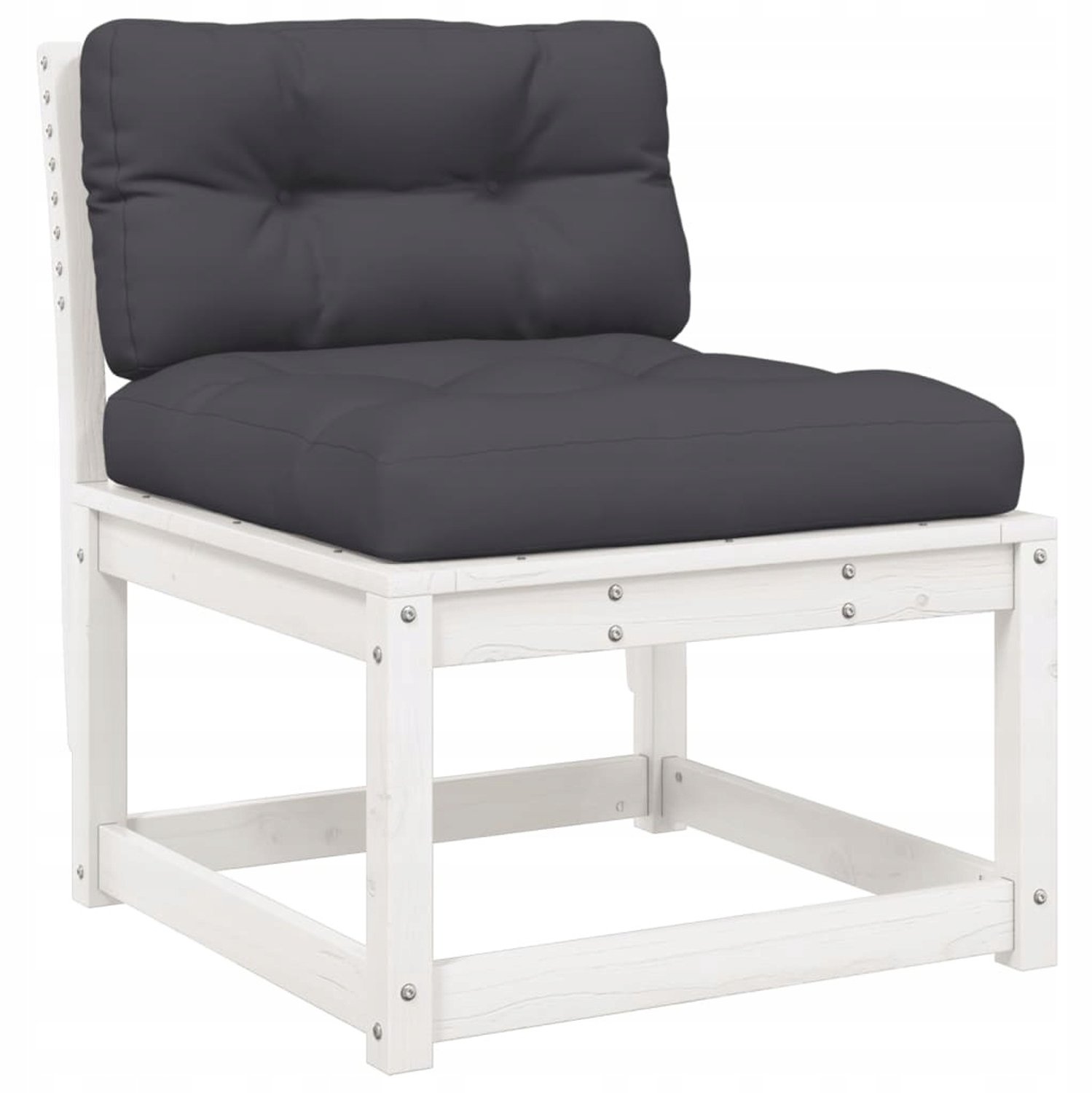 Houten Tuinstoel Zitting met Kussens - Comfortabel & Stijlvol