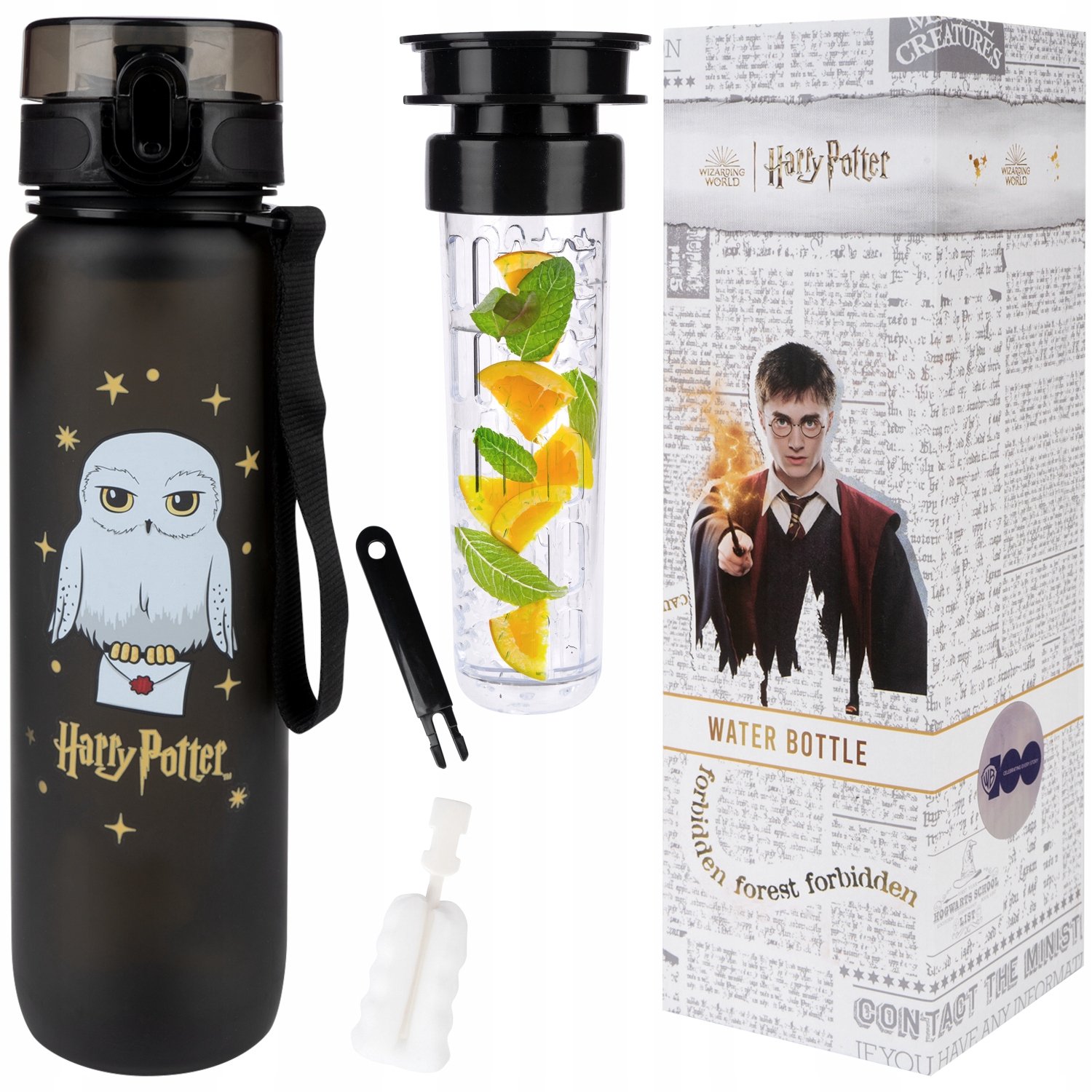 MOMO WAY Harry Potter waterfles 1L met fruitinfuser