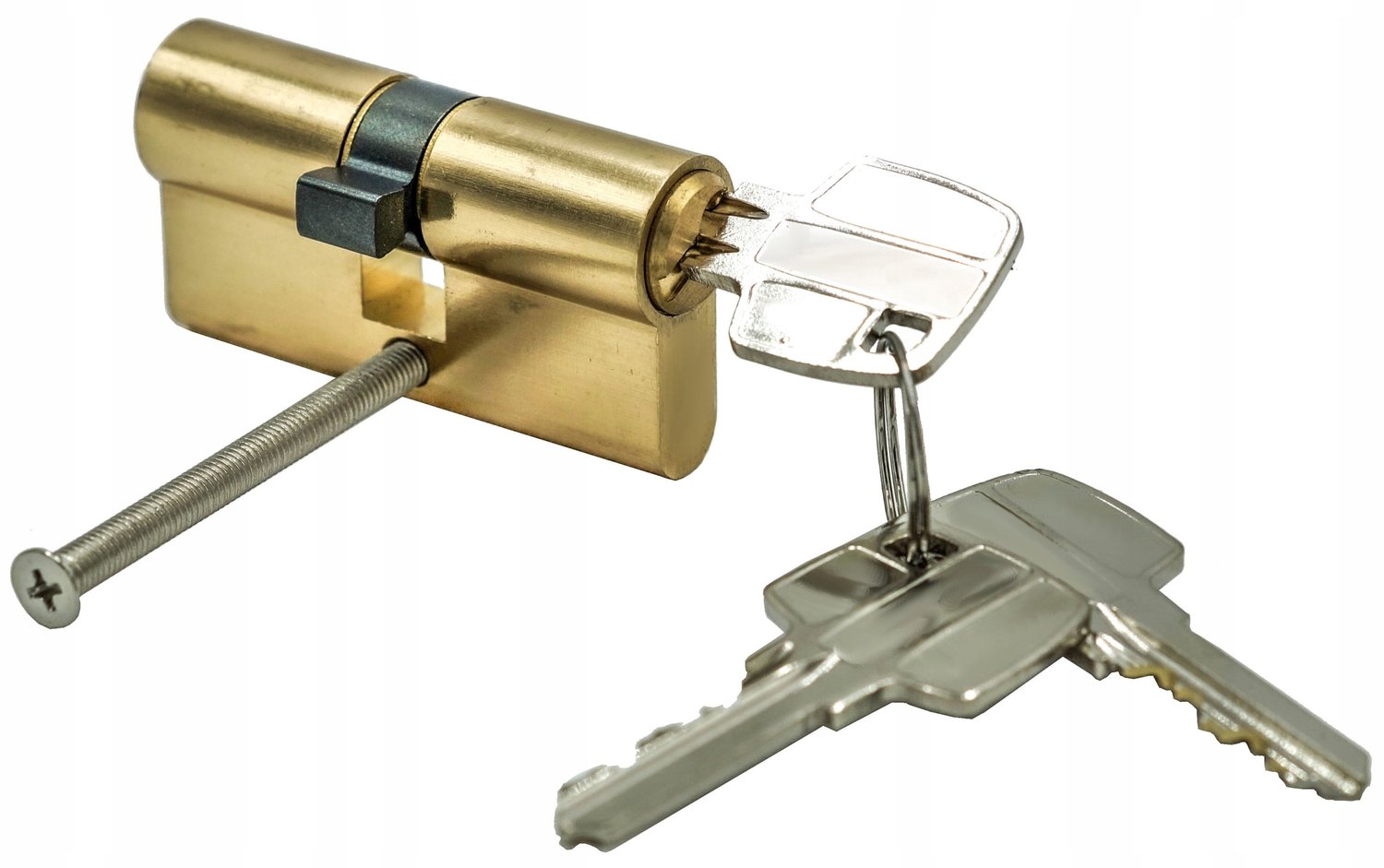 Cilinder 30/30 Messing - Eén Sleutel Systeem