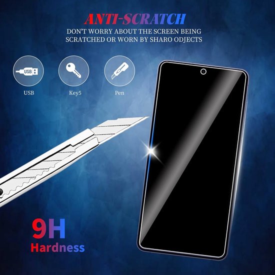 2 stuks anti-spion gehard glas voor Samsung Galaxy S26 Plus, beschermglas voor scherm, bubbelvrij, hardheid 9H, eenvoudig te installeren, krasbestendig — afbeelding 5