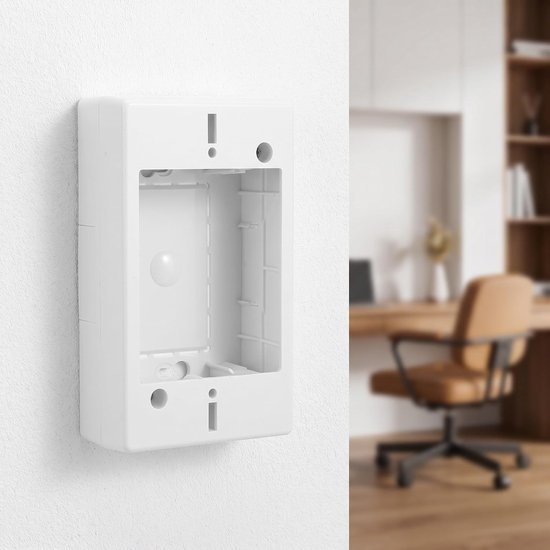 2 Stuks Type Plastic Junction Box Surface Mount Outdoor Elektrische Behuizing Waterdichte Wanddoos voor Veiligheid Snelle Installatie Bij Bedrading — afbeelding 4