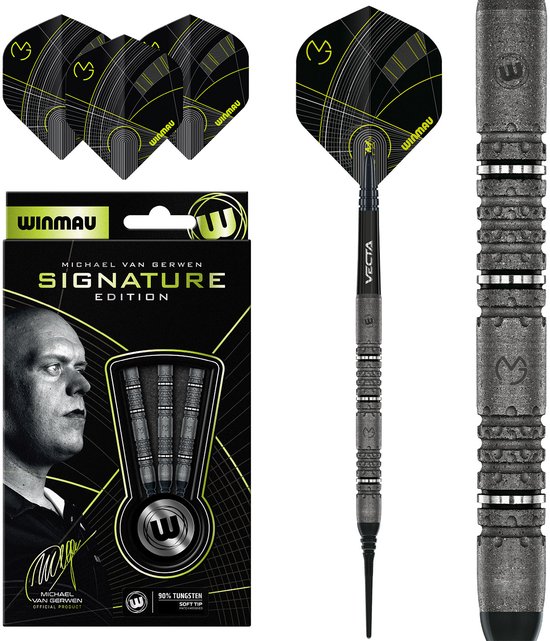 Winmau Michael van Gerwen Signature Edition 90% - Soft Tip Dartpijlen van Winmau — afbeelding 5