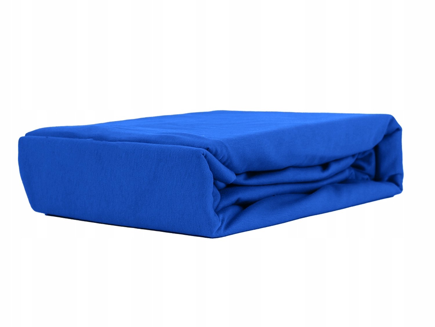 Kam-Pol Jersey Hoeslaken VIP Blauw 180x200 cm - 30cm Band