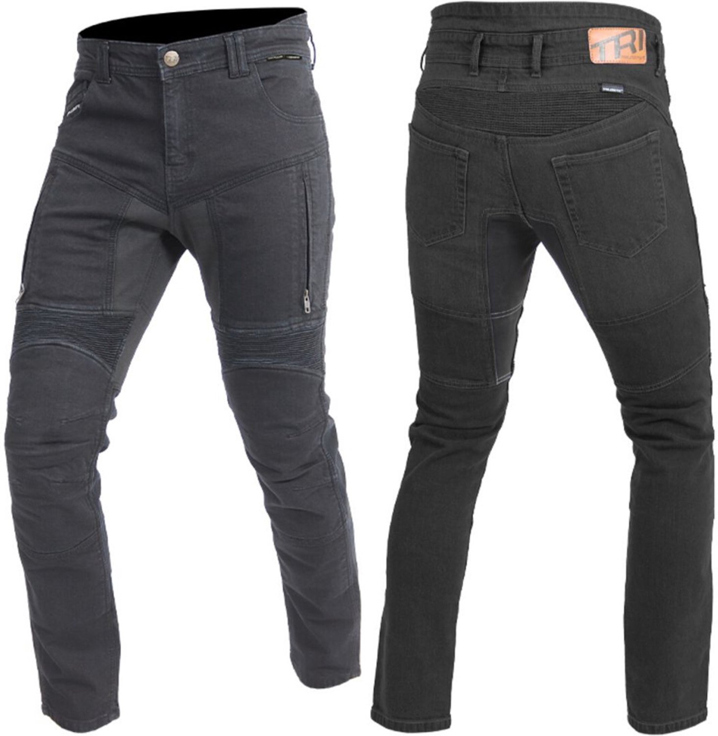 Trilobite Parado Black Monolayer Slim Motorfiets Jeans