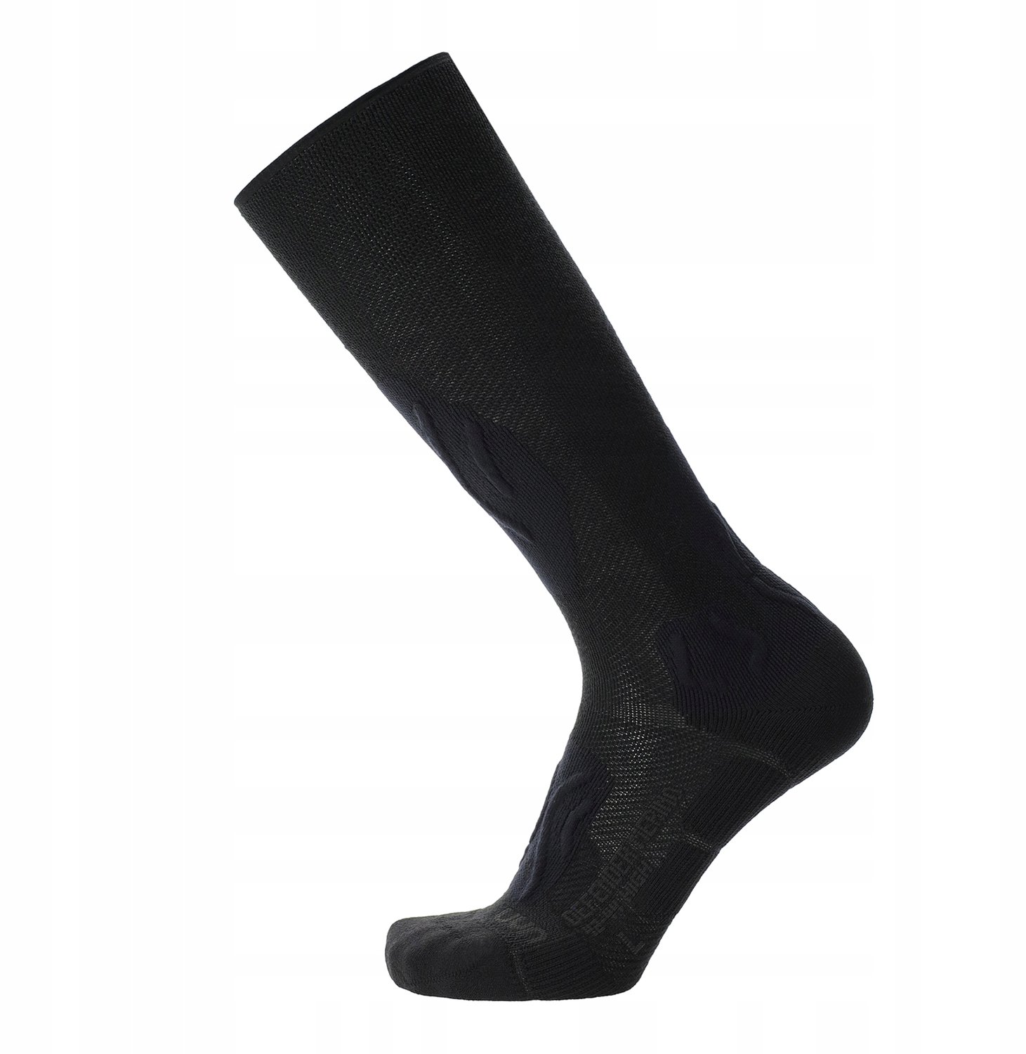 UYN Defender Merino High Sokken Heren Wandelsokken Wol Zwart