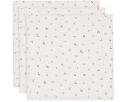 Jollein Hydrofiele Doek Small - 70x70cm - Animals Friends - 3 - 3 stuks