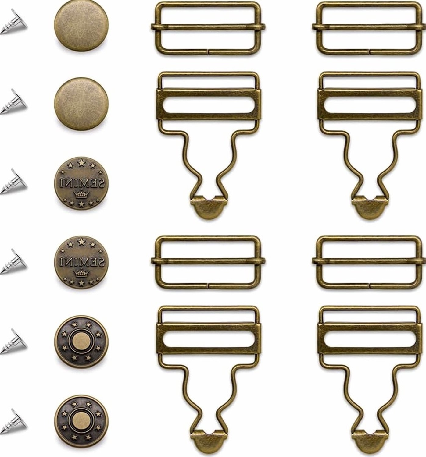 Verstelbare Metalen Tuigjes Sluitingen 32mm - Kleding Accessoires
