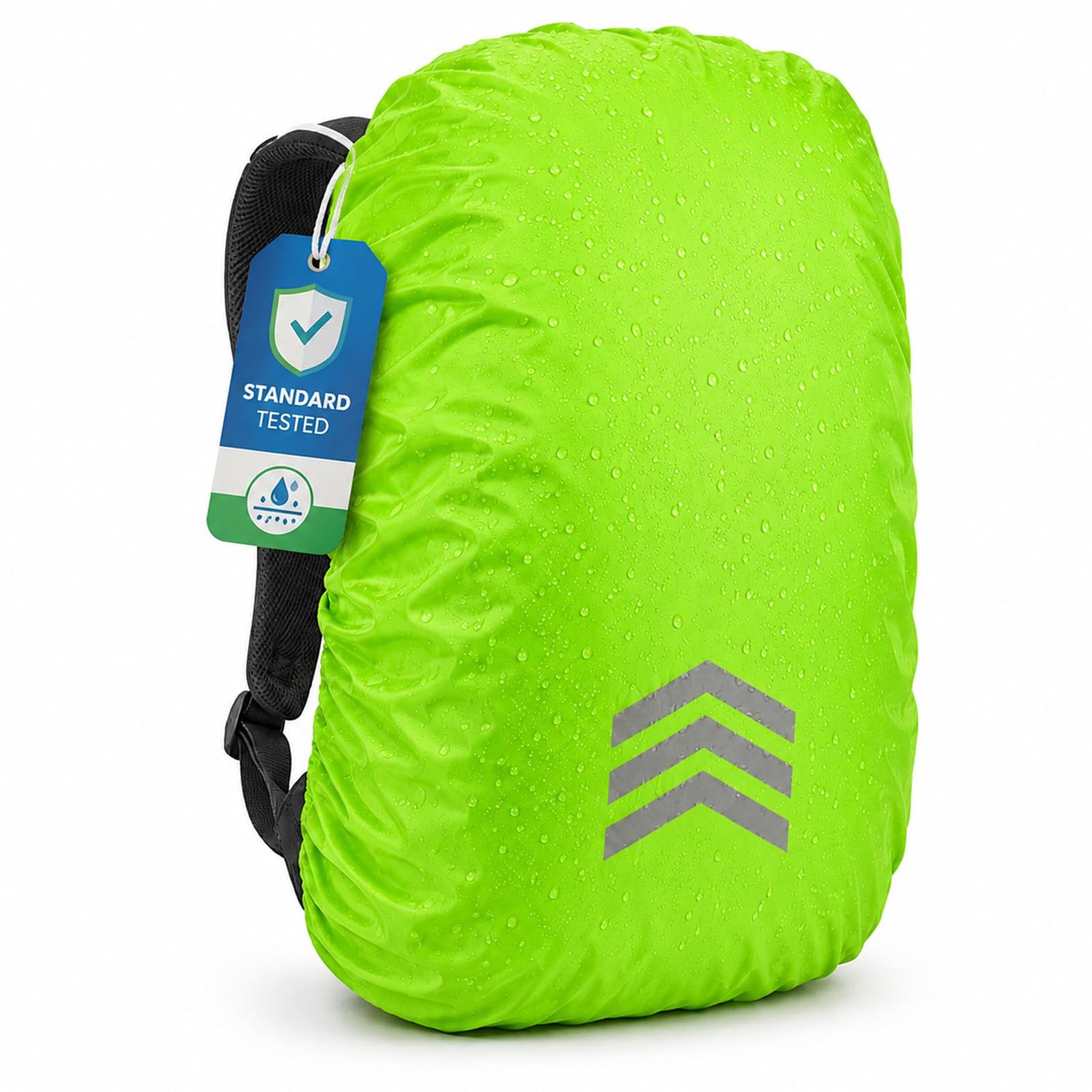 Famanu - Regenponcho voor rugzakken - Bescherming tegen regen - Waterafstotend polyester - Groen 1 stuk