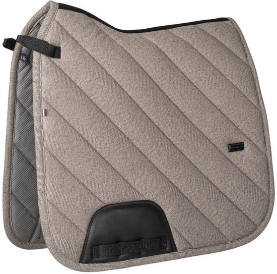 Kingsland Zadeldek Audrey AW26 Brown Iron - Full Dress | Bruin | Zadeldekje paard Kingsland Zadeldek Audrey AW26 Brown Iron - Full Dress | Bruin | Zadeldekje paard