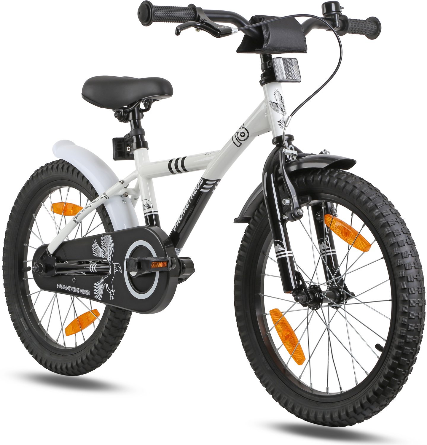 PROMETHEUS BICYCLES Kinderfiets 18 inch vanaf 5 jaar terugtraprem V-brake HAWK