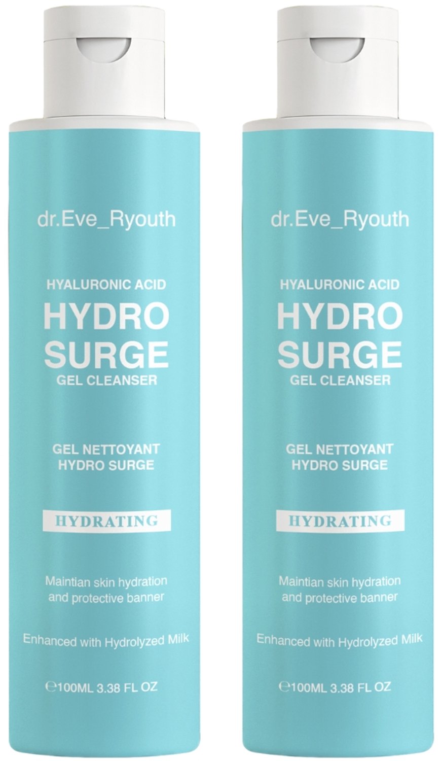 2 x Hyaluronzuur Hydro Surge Gelreiniger 100 ml