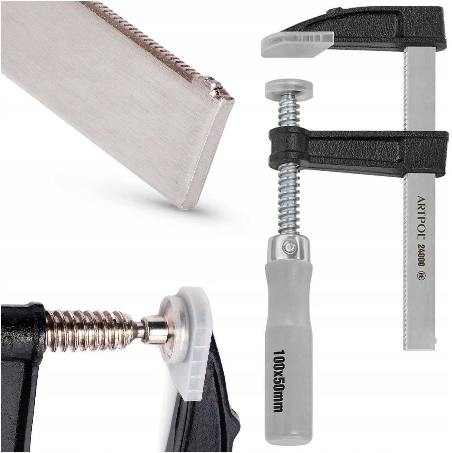 Werkbankklem 100x50mm - F-klem voor houtbewerking
