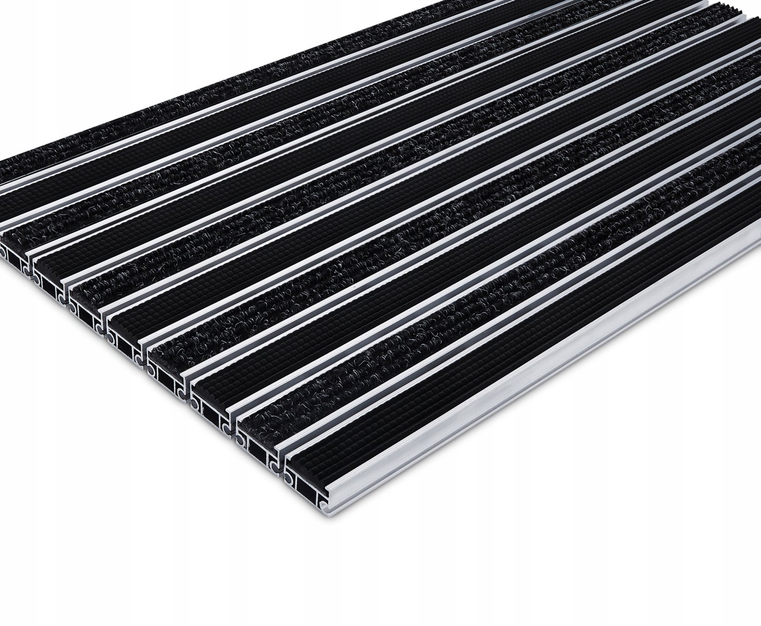 Aluminium Systeemmat 100x80 cm - Textiel & Rubber - CS22