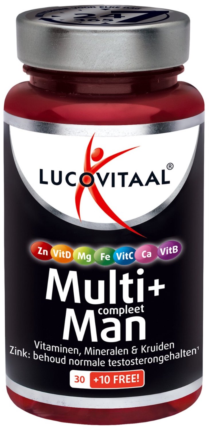 Bol.com Lucovitaal Multivitamine Man 40 tabletten aanbieding