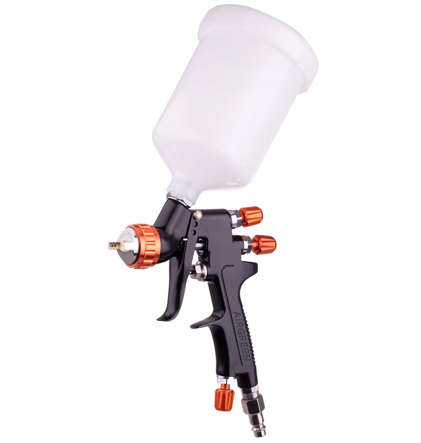 HVLP Verfspuitpistool 2,5 mm Mondstuk, 600 ml Tank, Professioneel met Regeling
