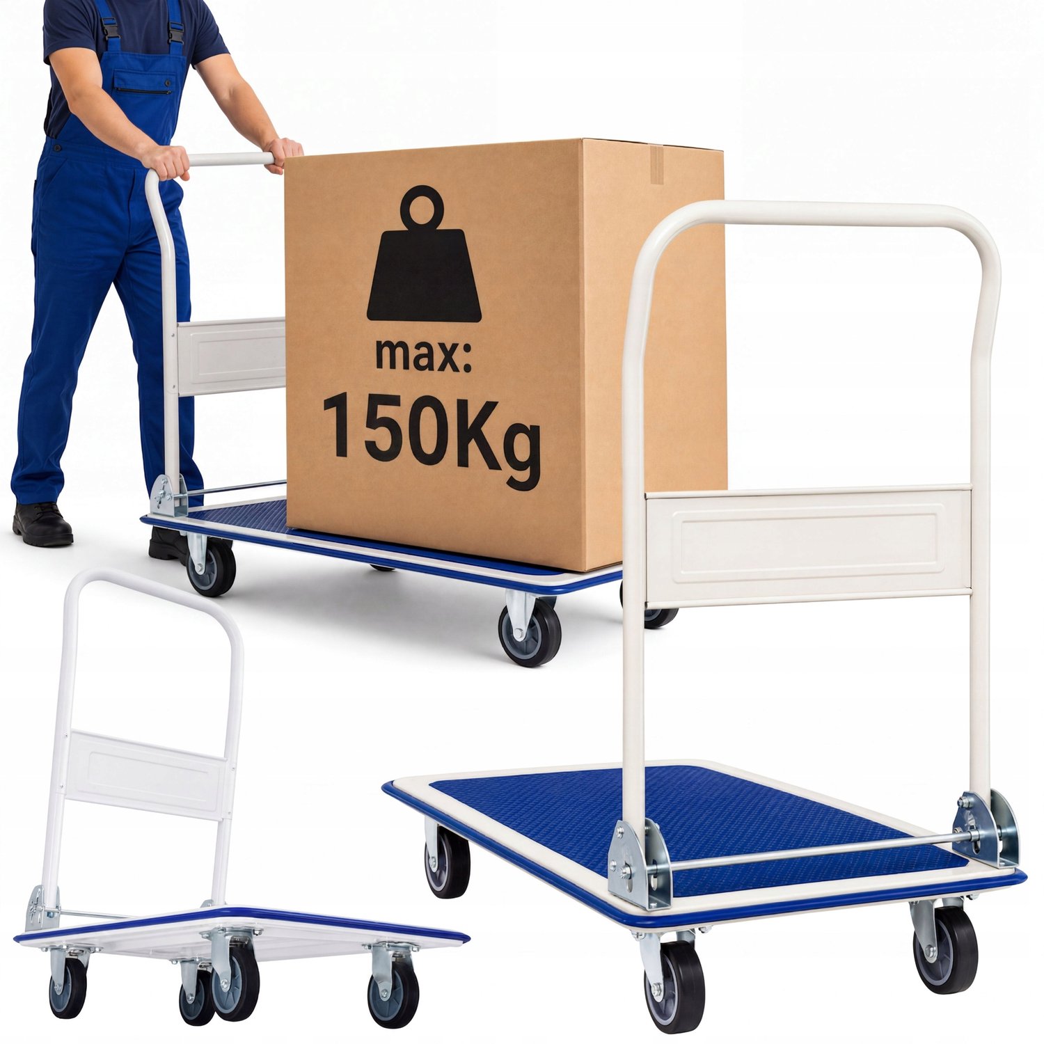 Sherman PH1501 Opvouwbare Platformwagen - 150kg