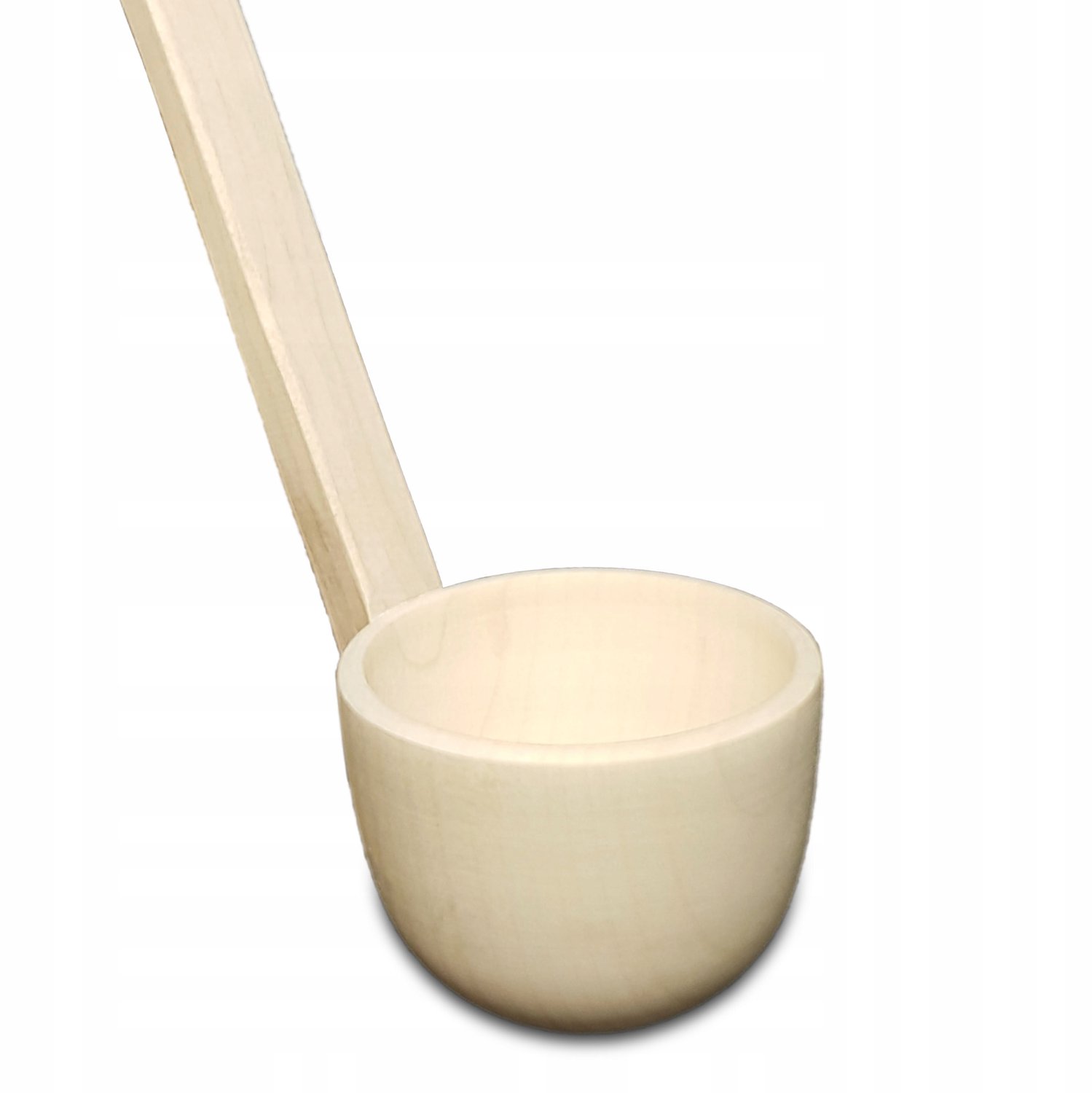 Grote Houten Soeplepel 40cm - Natuurlijk Liphout