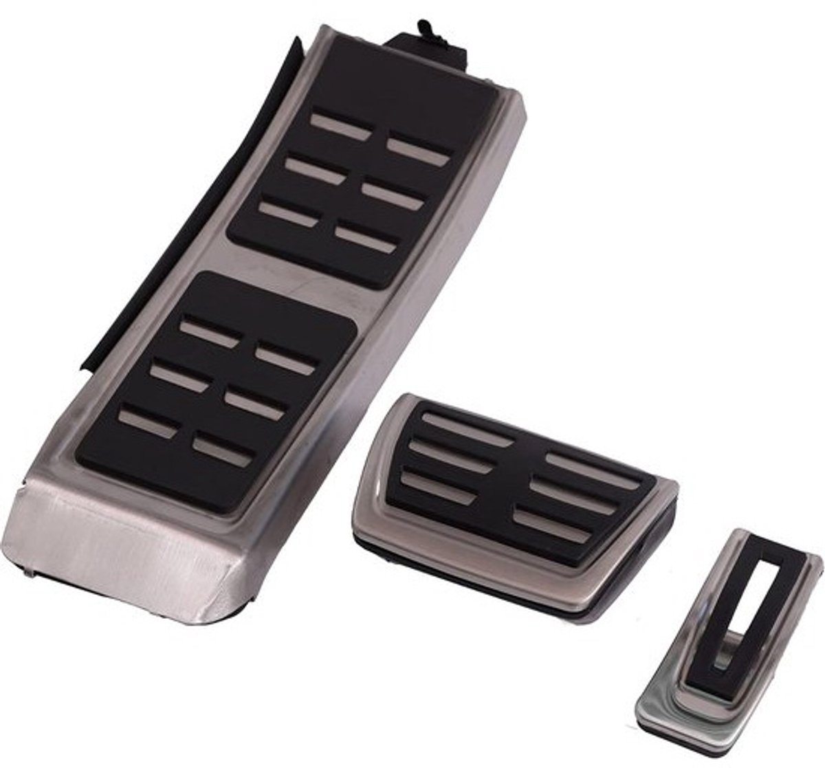 Set Antislip Pedalen Covers voor Automaten - RVS en Rubber