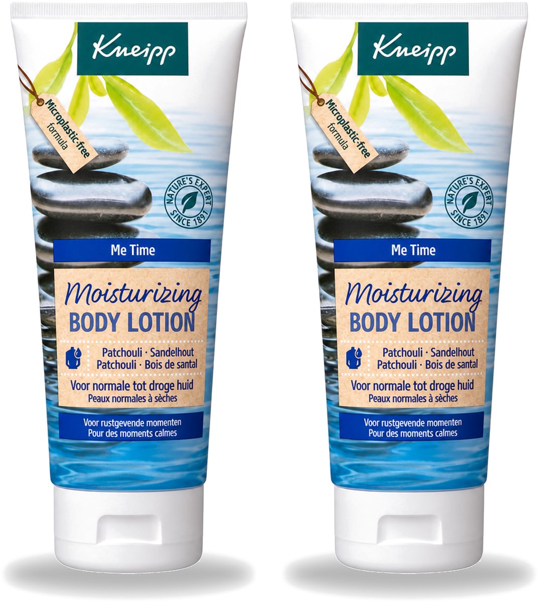 2 x Kneipp - Body lotion - Me‑Time - Patchouli & Sandelhout - 200 ml - Voordeelverpakking - 2 stuks