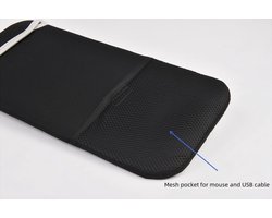 Zachte neopreen draagtas stofdicht tas hoes hoes zakje voor Logitech G915 mechanisch gaming toetsenbord (compatibel met G915 TKL)