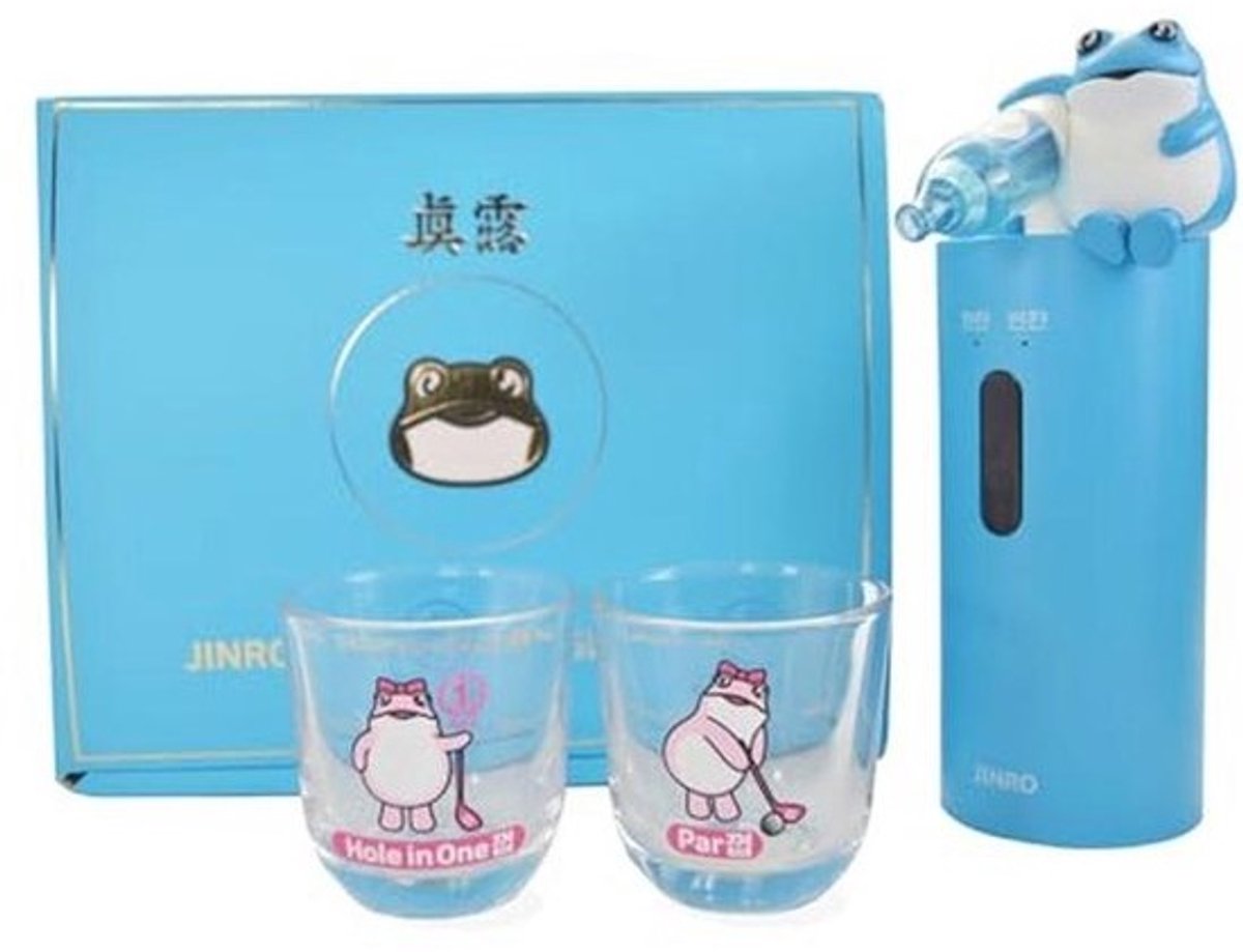 Automatische Soju Dispenser met 2 Glazen - Aanraakloos en Stijlvol voor Koreaanse Drankervaring