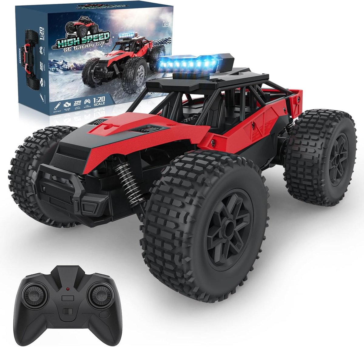 Terreinauto met afstandsbediening voor offroad, terreinwagen met hoge snelheid