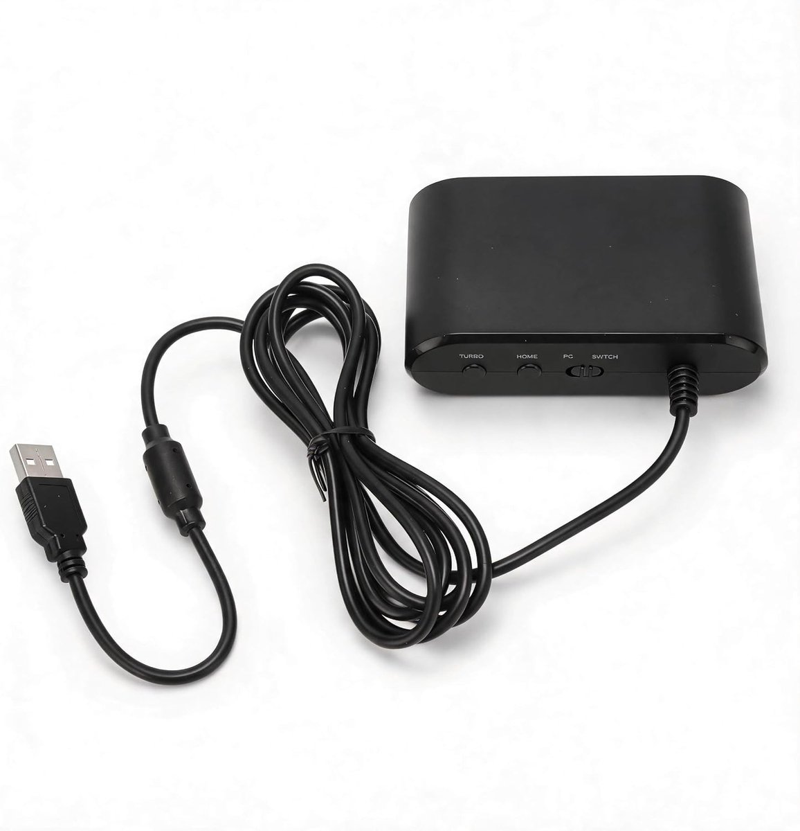 USB Adapter voor N64 Controller - Multifunctionele Gamepad Converter voor PC met HOME TURBO Functie en 2-in-1 Ondersteuning