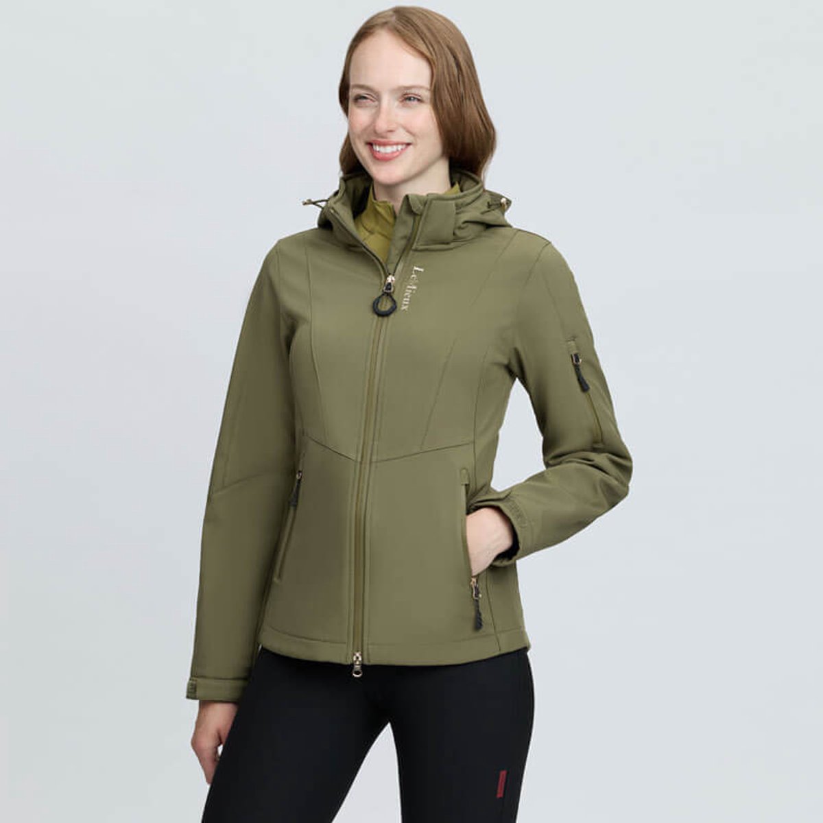 Softshell Jas LeMieux Celine Willow Green - 40