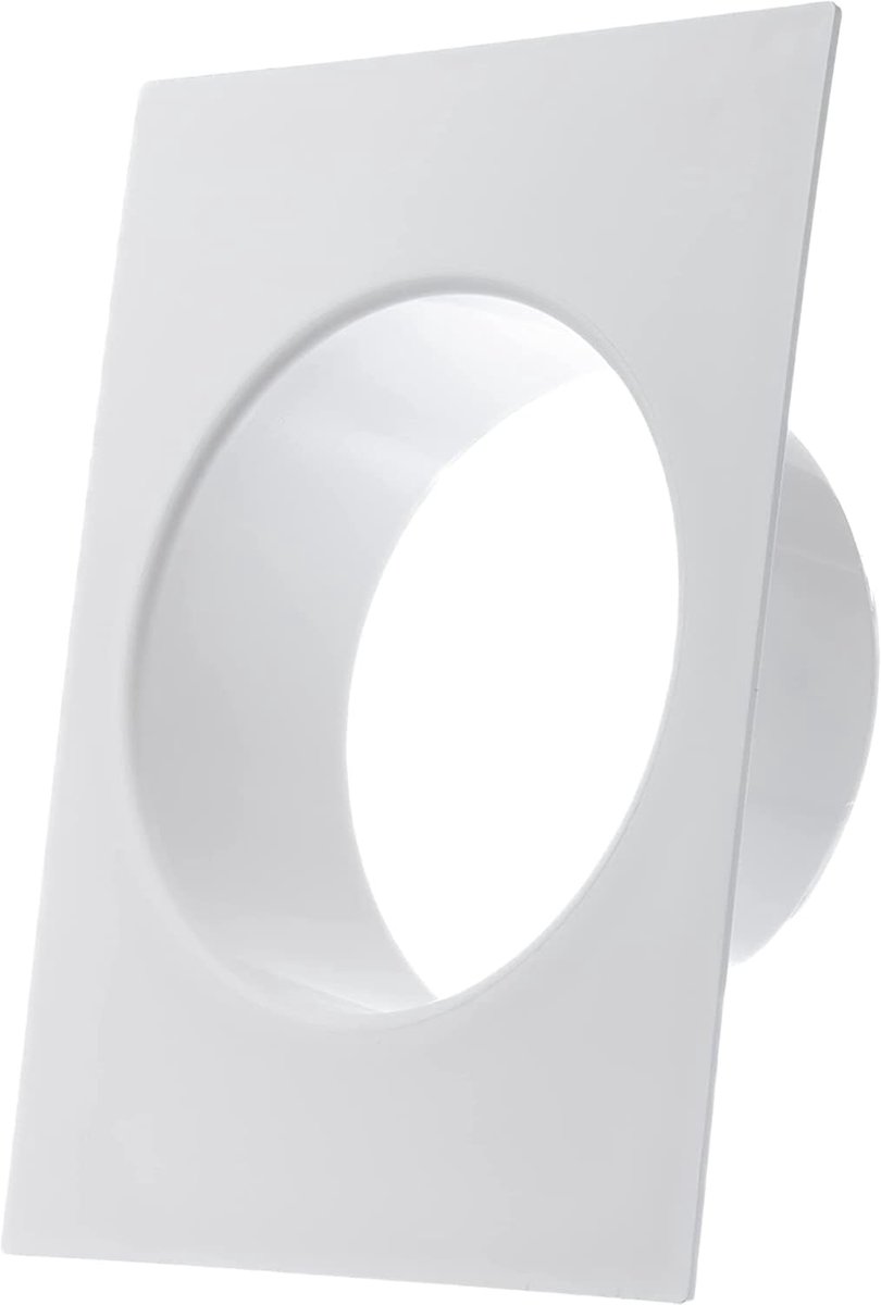 150 mm kunststof buisconnector (mannelijk) - afsluitframe voor ronde buissysteem - flens, wandaansluiting, ronde buis